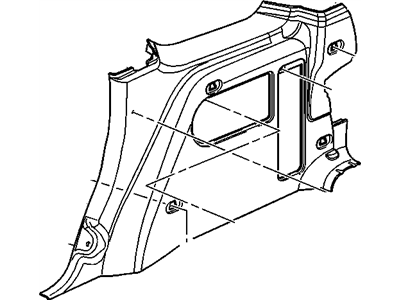 GM 10310586 Panel Assembly, Body Side Trim *Gray D