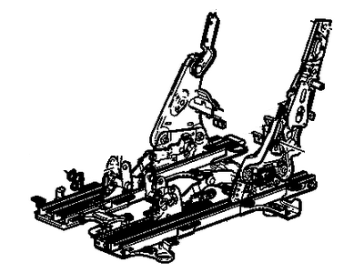 GM 20916160 Adjuster Assembly, Rear Seat