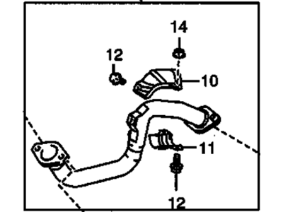 GM 88975820 Exhaust Manifold Pipe