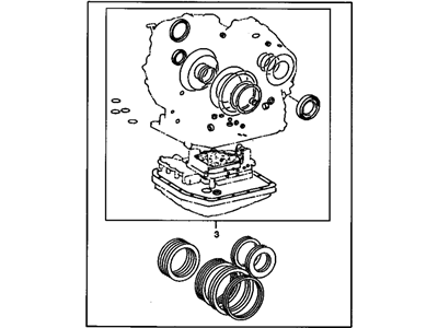 GM 19204446 Transmission Kit,Auto(Service Overhaul W/Plain