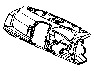GM 15859992 Pad Assembly, Instrument Panel Upper Trim *Light Cashmere 15859992 GM Pad Assembly, Instrument Panel Upper Trim *Light Cashmere Illustration 1 of 1