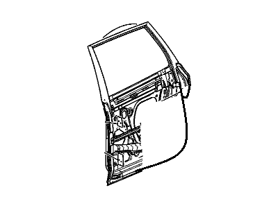 GM 20792688 Door Assembly, Rear Side