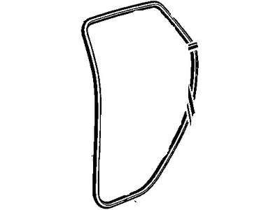 2010 Cadillac SRX Door Seal - 25997406