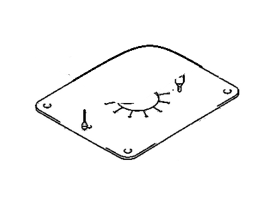 GM 91174609 Sheet,Gear Shift Control Lever No.2 (On Esn)