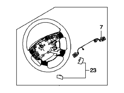 GM 96930123 Steering Wheel