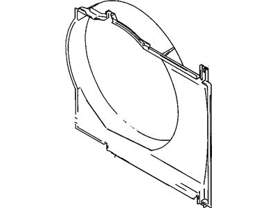 GM 30001011 Shroud, Fan