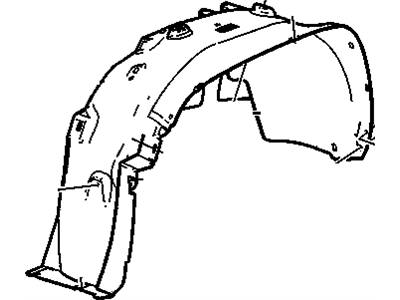 GM 22739802 Liner Assembly, Front Wheelhouse