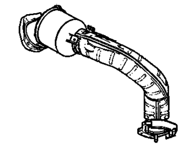 GM 55567833 Warm Up 3Way Catalytic Convertor Assembly (W/ Exhaust Pip