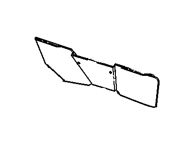 GM 25711038 Panel Assembly, Body Rear Seat Back Trim