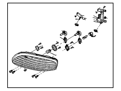 GM 10420376 Capsule/Headlamp/Fog Lamp Headlamp