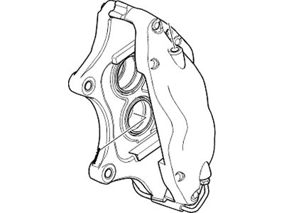 GM 92244287 Caliper,Front Brake (W/O Brake Pads & Bracket)