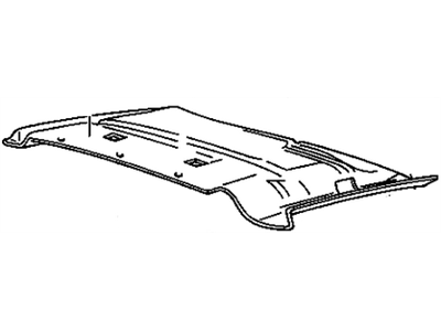 GM 15031069 Panel Assembly, Roof Rear Inner Trim <Use 1C3M*Gray