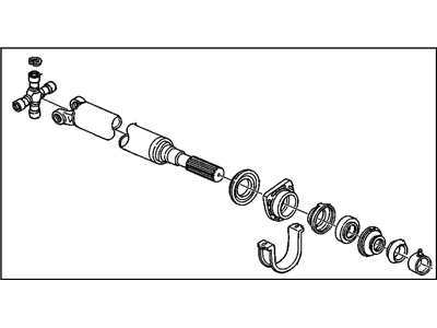 GM 26014905 Front Propeller Shaft Assembly