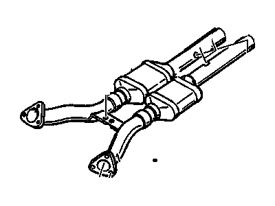 2002 Chevrolet Corvette Catalytic Converter - 88895882