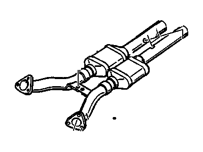 2002 Chevrolet Corvette Exhaust Pipe - 10343504