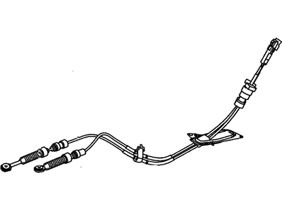 2010 Pontiac Vibe Shift Cable - 19184562