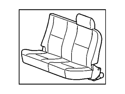 15914731 - Genuine GM Seat Assembly, Rear *Light Ttnum