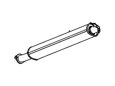 GM 23415333 Muffler Assembly, Exhaust Rear (W/ Exhaust Pipe)