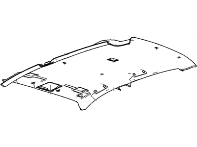 GM 42476458 Panel Assembly, Headlining Trim *Titanium