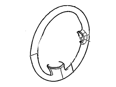 GM 15944310 Steering Wheel Assembly *Ebn/Mdgr/Lts