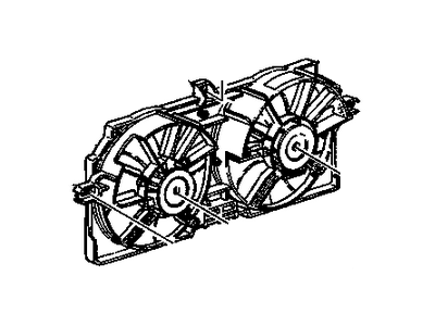 2000 Chevrolet Venture Fan Shroud - 12367289