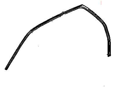 Buick Rendezvous Door Seal - 10317444