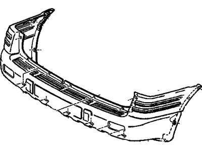 2000 Pontiac Montana Bumper - 10410469