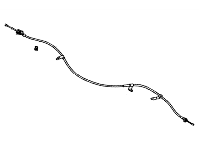 Pontiac Vibe Parking Brake Cable - 19184310