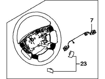 GM 96837693 Steering Wheel