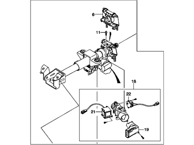 GM 96994642 Column Asm,Steering