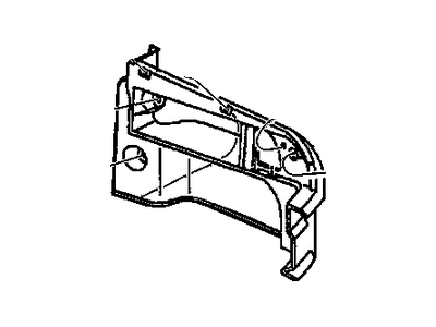 GM 25663115 Panel Assembly, Rear Compartment Side Access Trim Finish <Use 1C4M