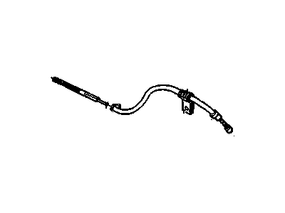 2002 Pontiac Aztek Parking Brake Cable - 10308437