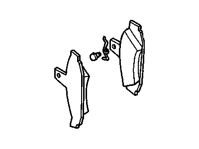1986 Chevrolet Corvette Brake Pad - 14091368