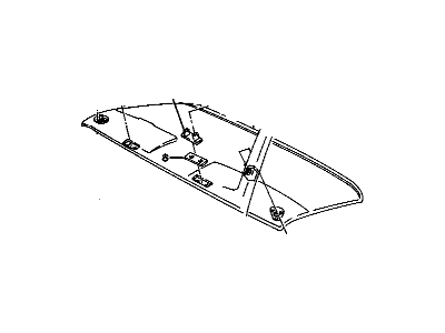 GM 15975711 Panel,Headlining Trim