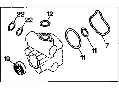 GM 94380747 Seal Kit,P/S Pump