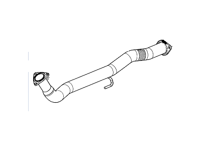 2010 Chevrolet Silverado Exhaust Pipe - 15092892
