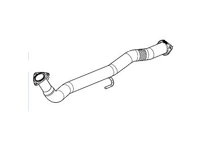 2009 GMC Sierra Exhaust Pipe - 15092892