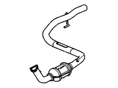 2007 GMC Sierra Catalytic Converter - 15225139