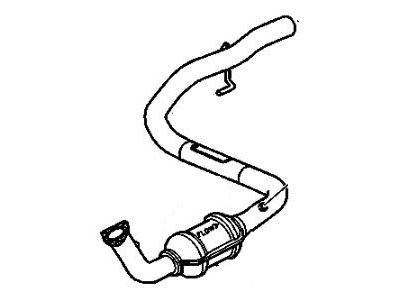 2007 GMC Sierra Catalytic Converter - 10395214