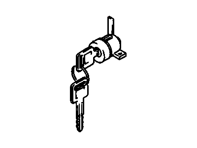 Chevrolet Metro Trunk Lock Cylinder - 96065488