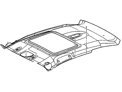 GM 10447543 PANEL, Roof Headlining