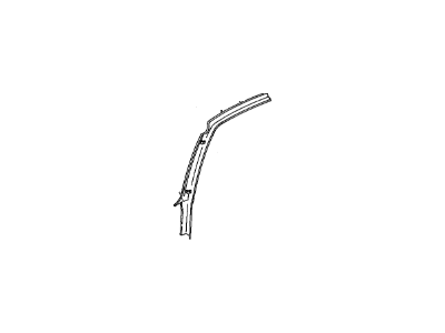 GM 93804322 Molding Assembly, Windshield Side Garnish *Gray