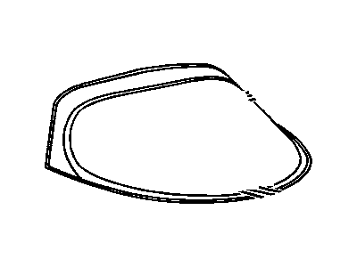 GM 10277012 Window, Rear Compartment Lift 10277012 GM Window, Rear Compartment Lift Illustration 1 of 1