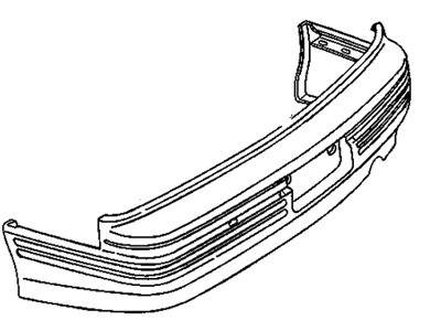 1992 Oldsmobile Cutlass Bumper - 10178388