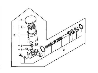 GM 91174778 Cylinder Asm,Brake Master (On Esn)