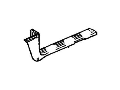 GM 25684858 Retainer Assembly, Front Side Door Opening Floor Carpet *Pewter