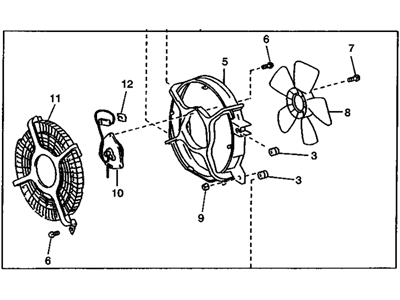 GM 94854252 Fan,A/C Condenser