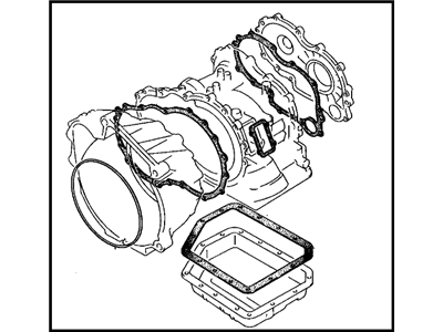 GM 91173733 Transmission Kit,Auto(Service Overhaul W/Plate,Gasket,Seal)