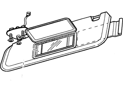 GM 15063496 Sunshade Asm *Graphite