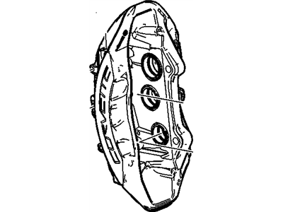 2009 Chevrolet Corvette Brake Calipers - 25923821